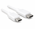 DINIC Kabel USB Typ C Stecker auf micro B Stecker, weiß, DINIC Blister, 1m
